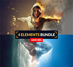 极品PS动作－抽离散离(4合1版)：4 Elements Bundle